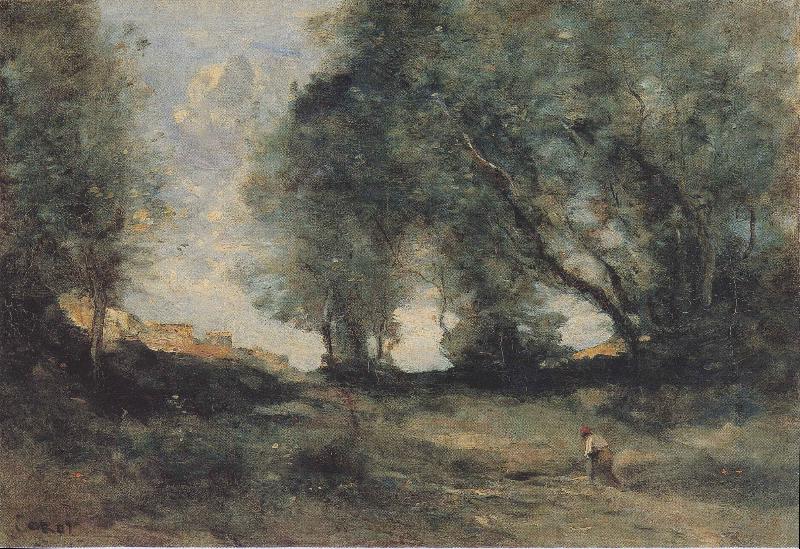 Jean-Baptiste-Camille Corot Landscape Sweden oil painting art